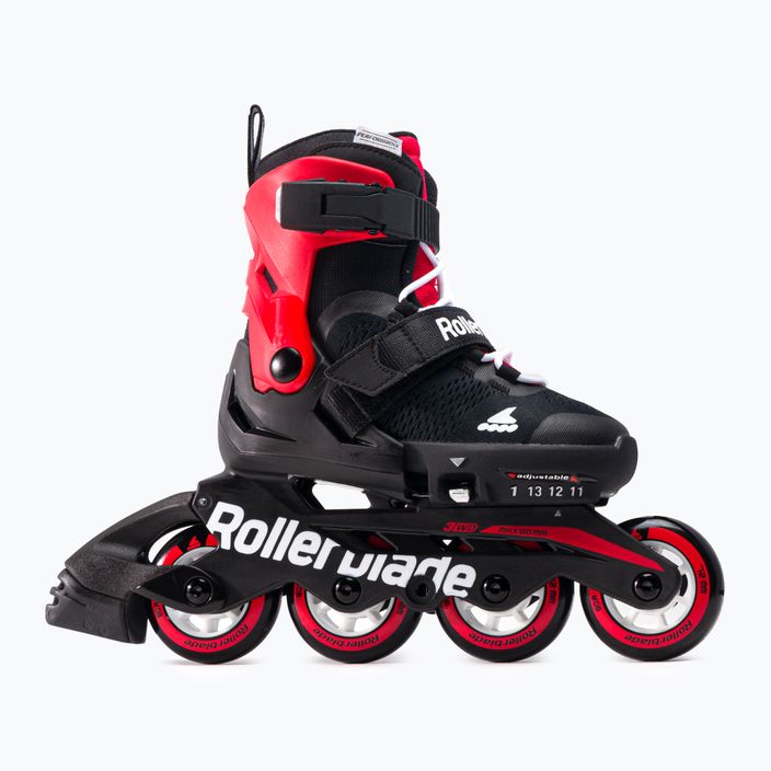 Rolki dziecięce Rollerblade Microblade Jr black/red 2