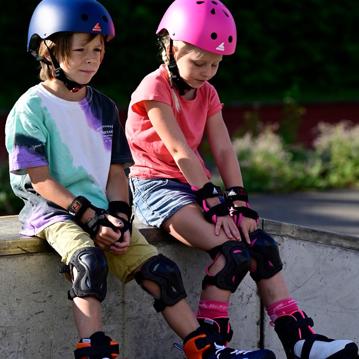 Zestaw ochraniaczy dziecięcych Rollerblade Skate Gear Junior black/pink 13