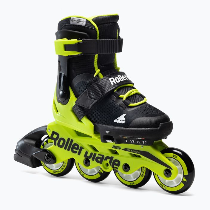 Rolki dziecięce Rollerblade Microblade Jr black/neone yellow