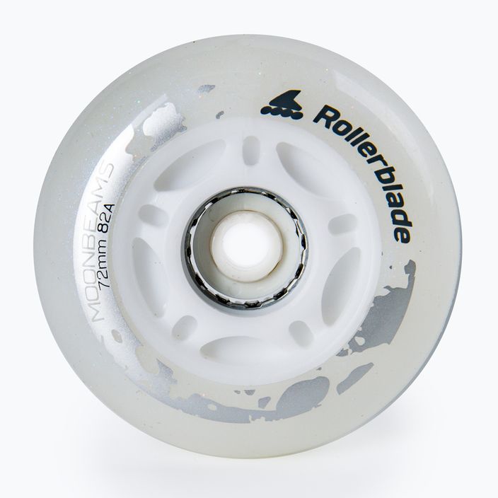 Kółka do rolek Rollerblade Moonbeams Led Wheels 80 mm/82A 4 szt. white 2