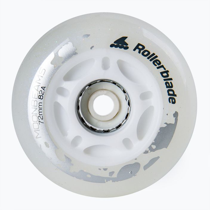 Kółka do rolek Rollerblade Moonbeams Led Wheels 72 mm/82A 4 szt. white 2