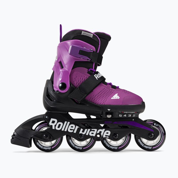 Rolki dziecięce Rollerblade Microblade purple/black 2