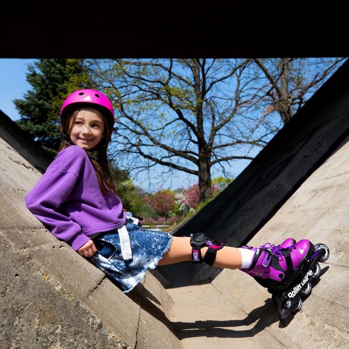 Rolki dziecięce Rollerblade Microblade fioletowe 07221900 9C4 14