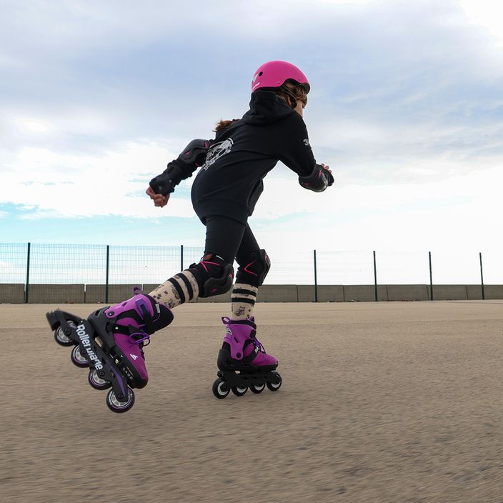 Rolki dziecięce Rollerblade Microblade fioletowe 07221900 9C4 17