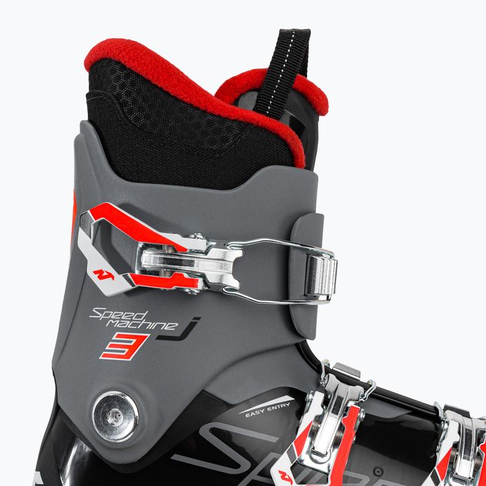 Buty narciarskie dziecięce Nordica Speedmachine J3 black/anthracite/red 6