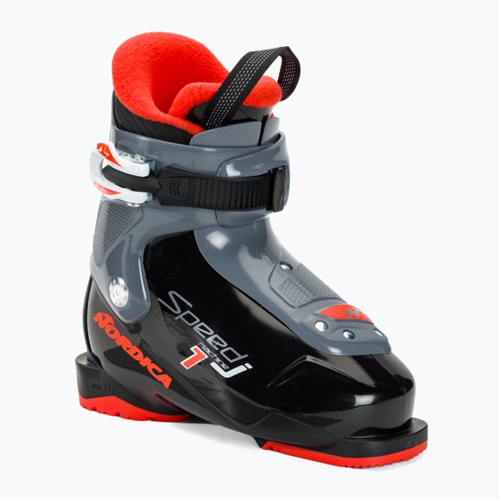 Buty narciarskie dziecięce Nordica Speedmachine J1 black/anthracite/red