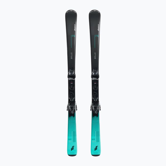 Narty zjazdowe Nordica Belle 75 + wiązania TP2 10 anthracite/teal