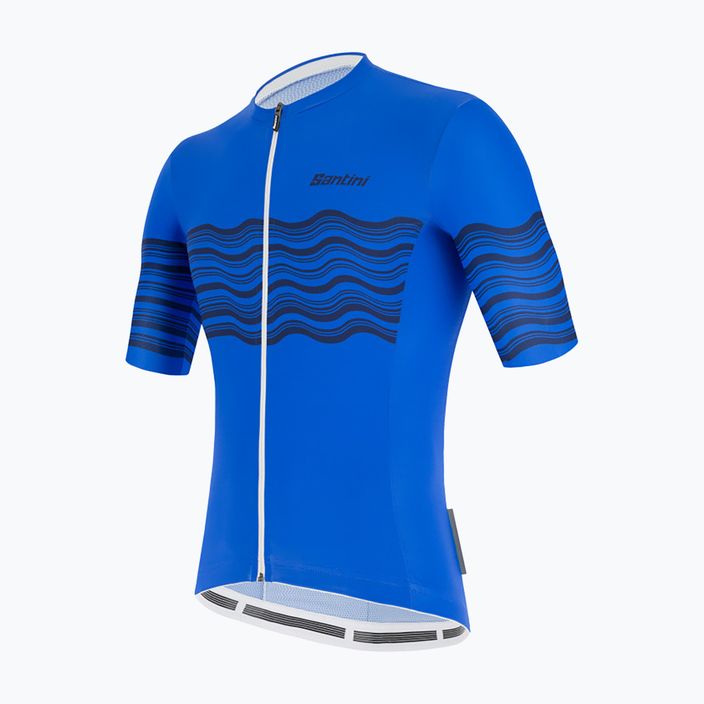 Koszulka rowerowa męska Santini Tono Profilo royal blue 3
