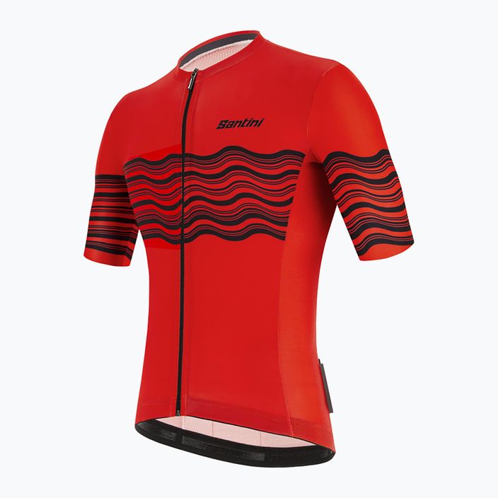 Koszulka rowerowa męska Santini Tono Profilo red 3