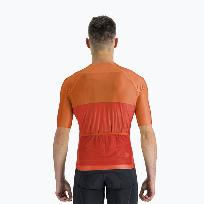 Koszulka rowerowa męska Sportful Light Pro chili red/carrot 2