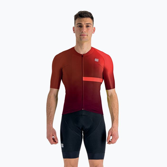 Koszulka rowerowa męska Sportful Bomber chili red/cayenna red