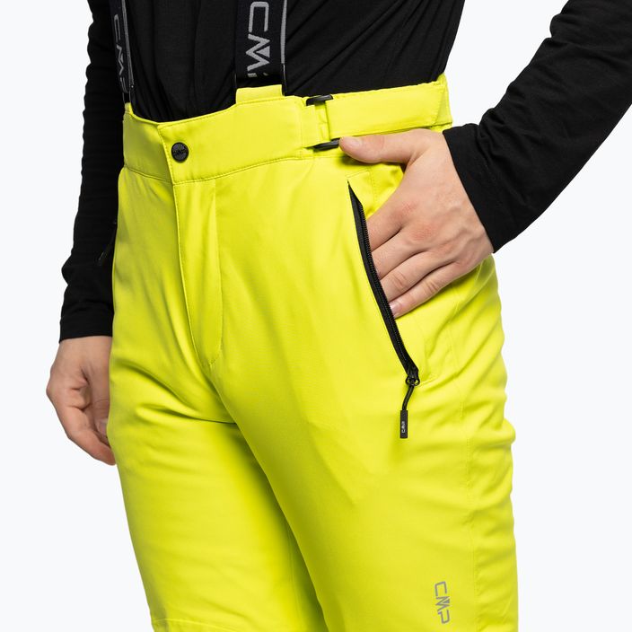 Spodnie narciarskie męskie CMP żółte 3W17397N/E359 4