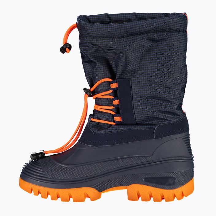 Śniegowce juniorskie CMP Ahto Snowboots Wp black blue/orange fluo 13