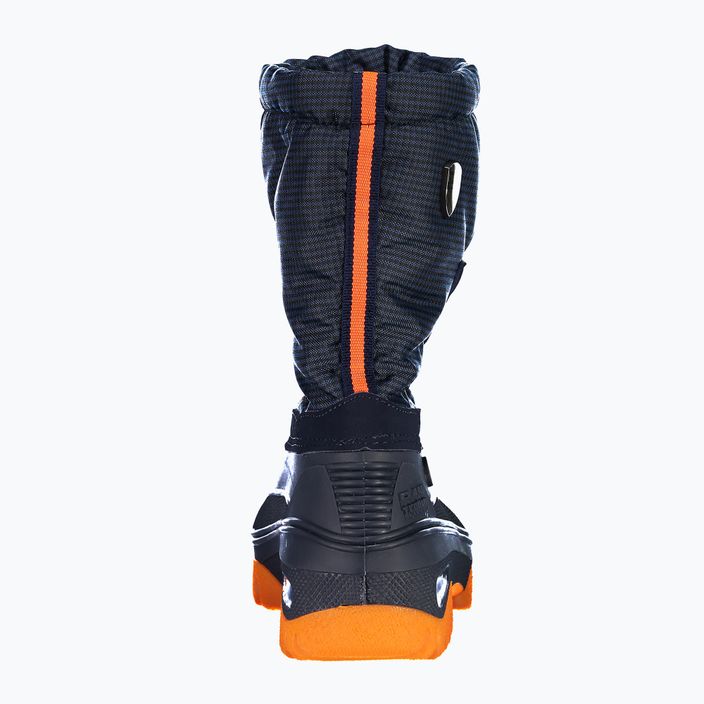 Śniegowce juniorskie CMP Ahto Snowboots Wp black blue/orange fluo 14