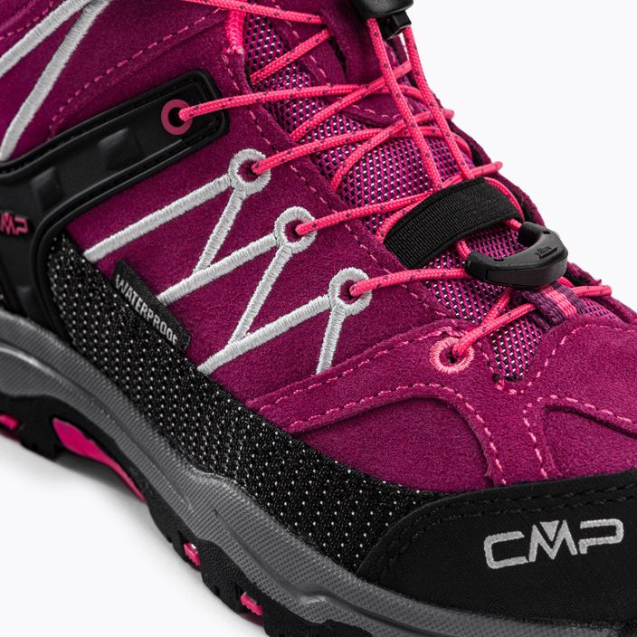 Buty trekkingowe dziecięce CMP Rigel Mid różowe 3Q12944 9