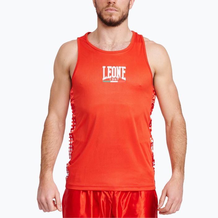 Tank top treningowy LEONE 1947 Boxing red