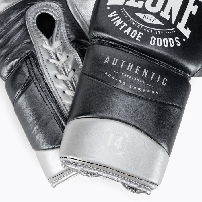 Rękawice bokserskie LEONE 1947 Authentic 2 slate grey 6