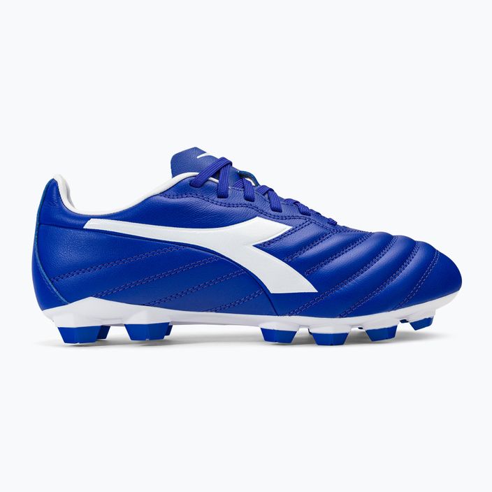 Buty piłkarskie dziecięce Diadora Brasil Elite 2 LT LPU Y niebieskie DD-101.178866-D0336-34 2