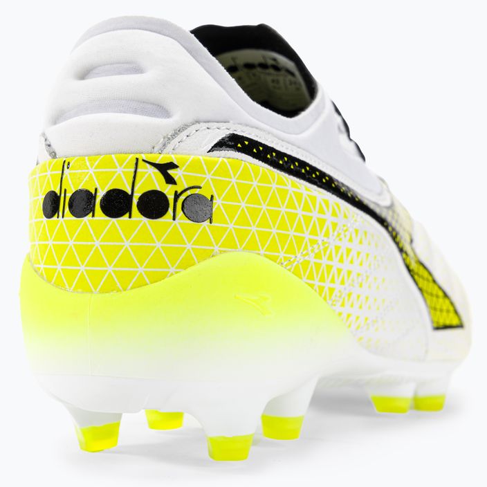 Buty piłkarskie męskie Diadora Brasil Elite Tech GR LPX white/black/fluo yellow 9