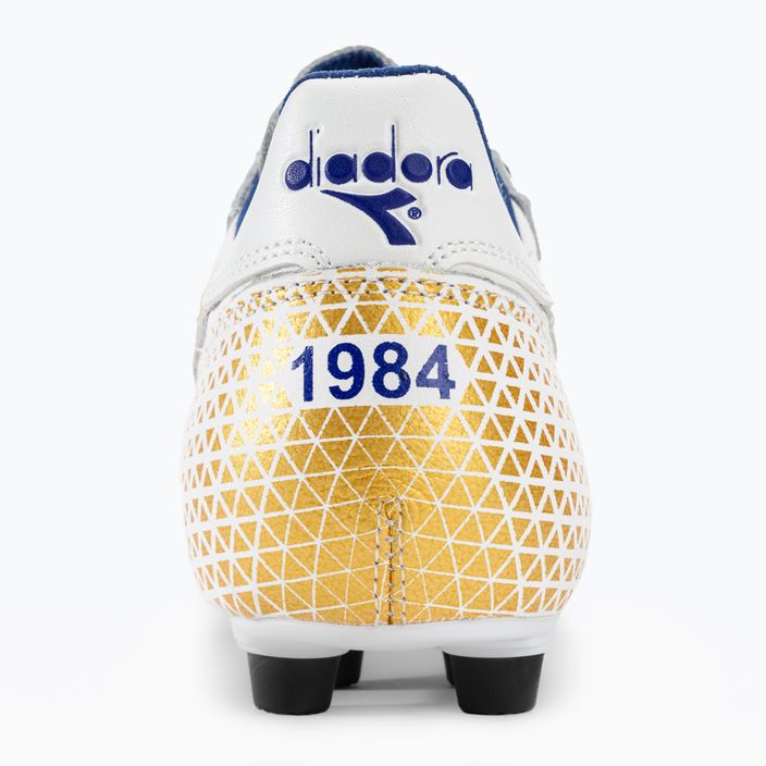Buty piłkarskie męskie Diadora Brasil Italy OG GR LT+ MDPU white/blue/gold 6