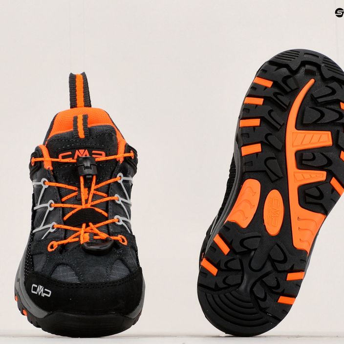 Buty trekkingowe dziecięce CMP Rigel Low Wp szare 3Q54554/47UG 12