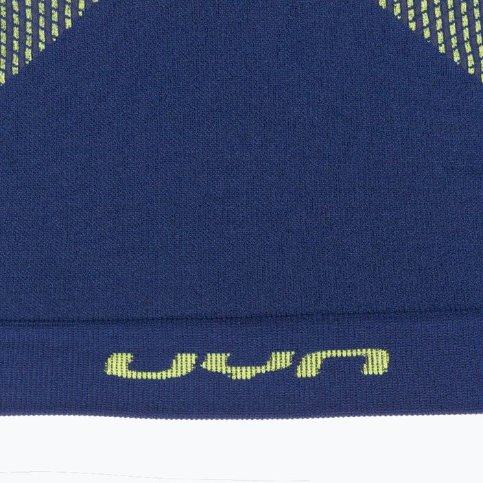 Longsleeve termoaktywny męski UYN Resilyon UW Shirt Round Neck dark blue/yellow 5