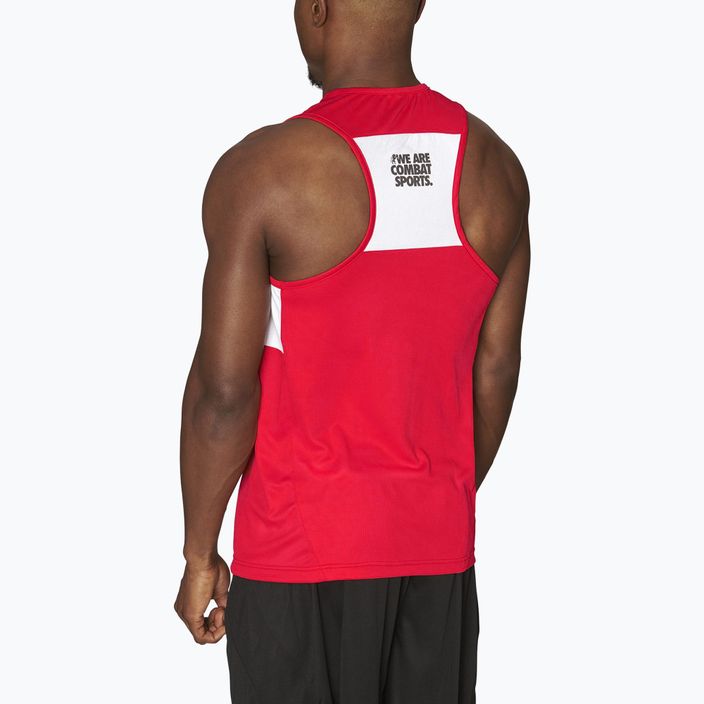 Tank top treningowy LEONE 1947 Shock Boxing red 2