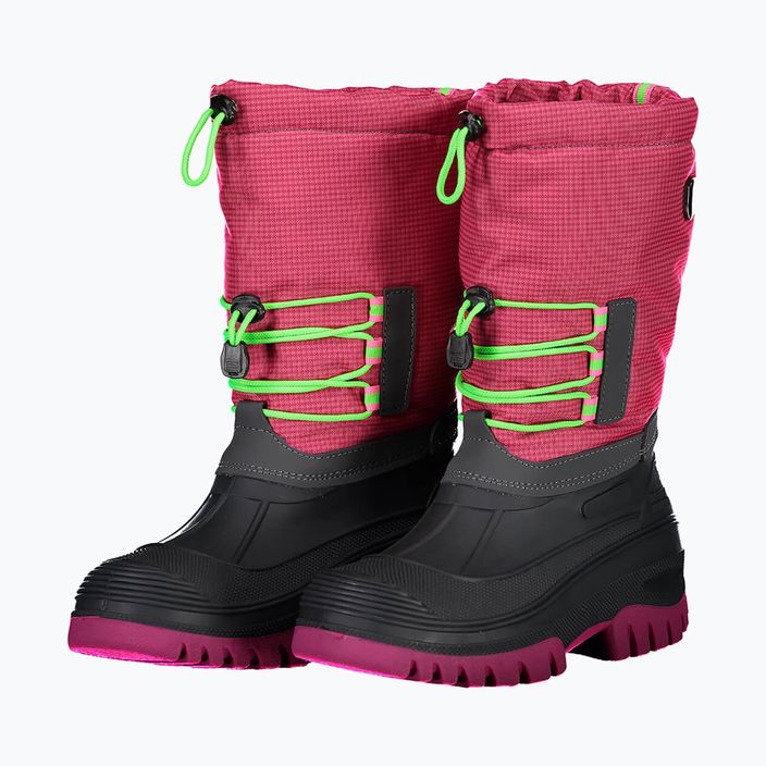 Śniegowce juniorskie CMP Ahto Snowboots Wp pink fluo 15