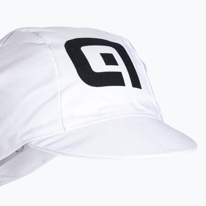 Czapka z daszkiem rowerowa Alé Cotton white/black 5