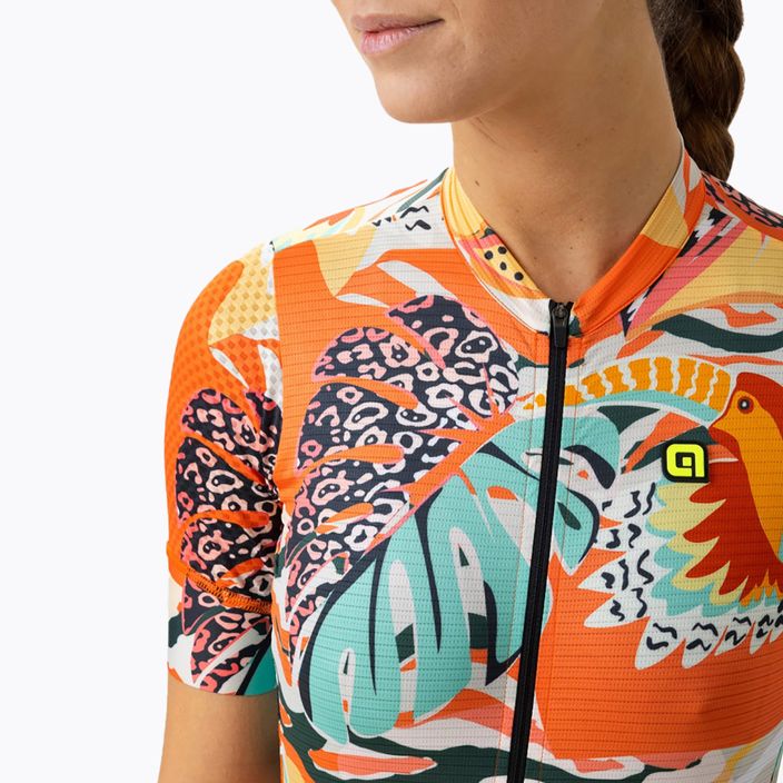 Koszulka rowerowa damska Alé Rio orange 4