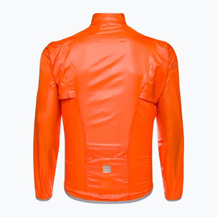Kurtka rowerowa męska Sportful Hot Pack Easylight orange sdr 2
