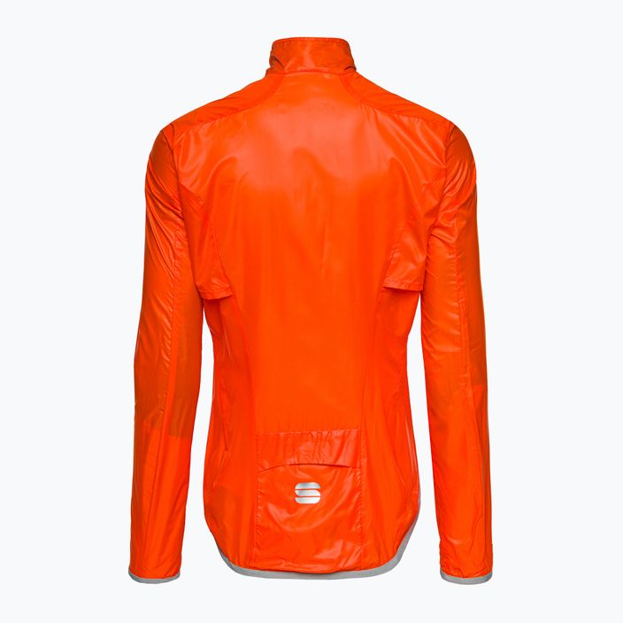 Kurtka rowerowa damska Sportful Hot Pack Easylight orange sdr 2