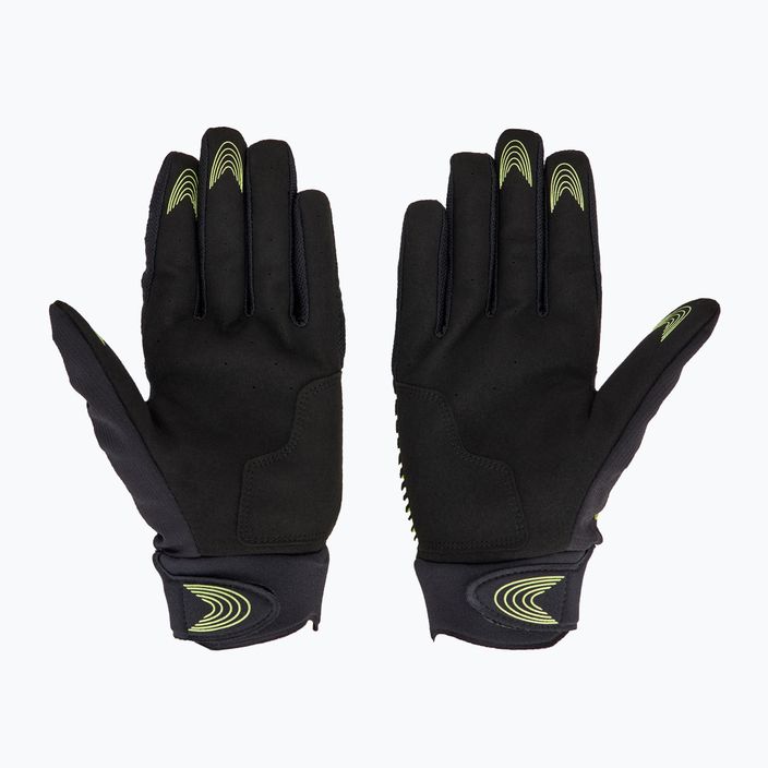 Rękawiczki rowerowe Oakley Drop In MTB Glove 2.0 black/lt green 2