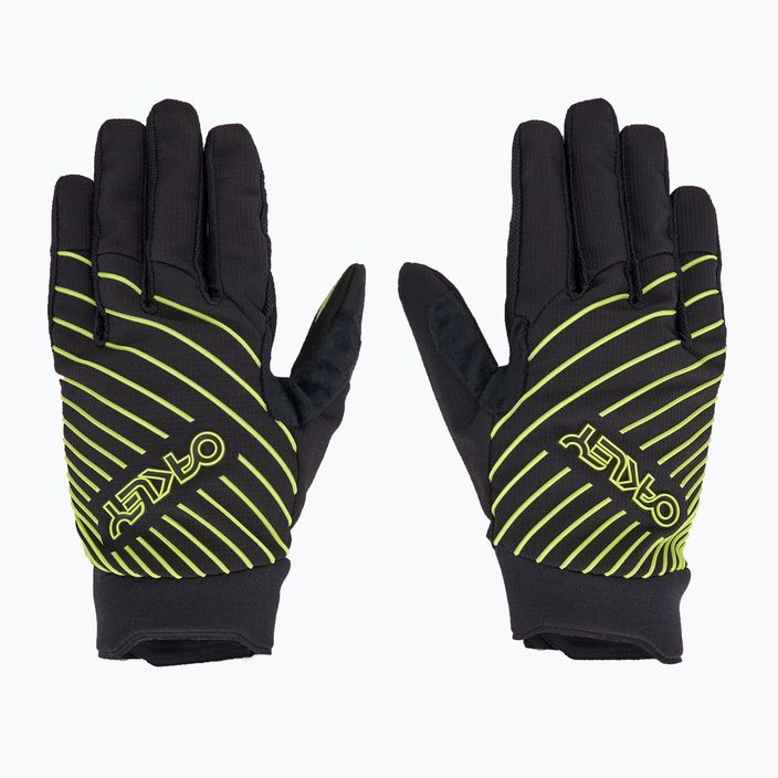 Rękawiczki rowerowe Oakley Drop In MTB Glove 2.0 black/lt green 3