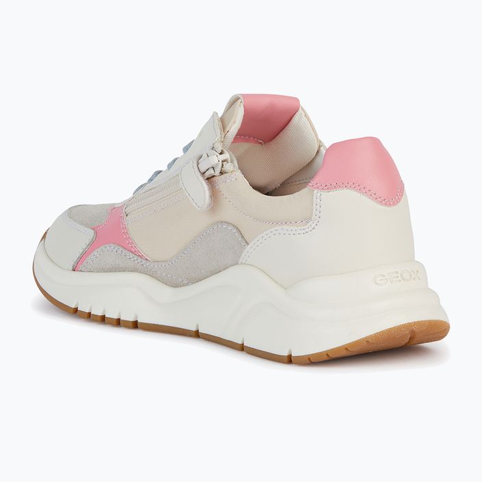 Buty juniorskie Geox Mawazy light ivory/light coral 10