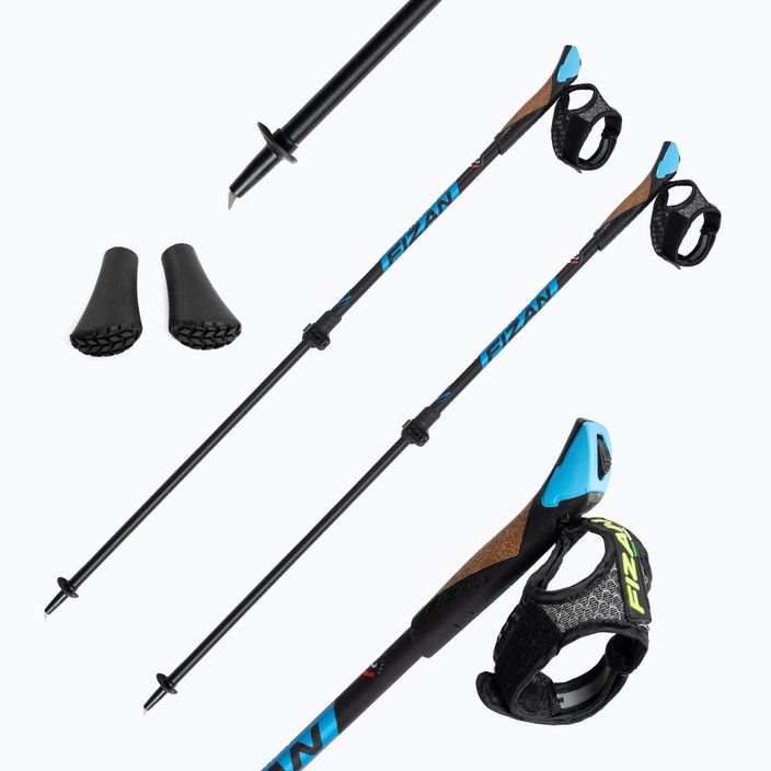 Kije nordic walking Fizan Revolution niebieskie S20 7530 7
