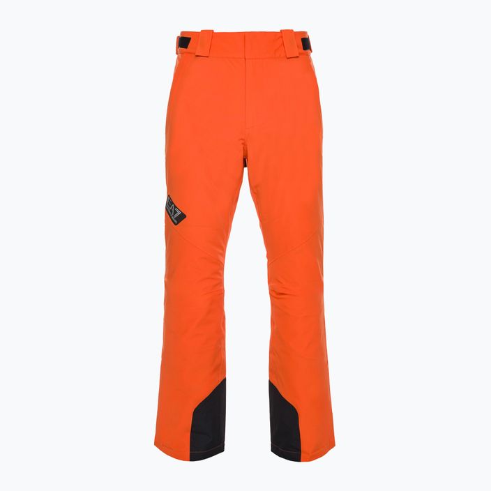 Spodnie narciarskie męskie EA7 Emporio Armani Pantaloni 6RPP27 fluo orange 3
