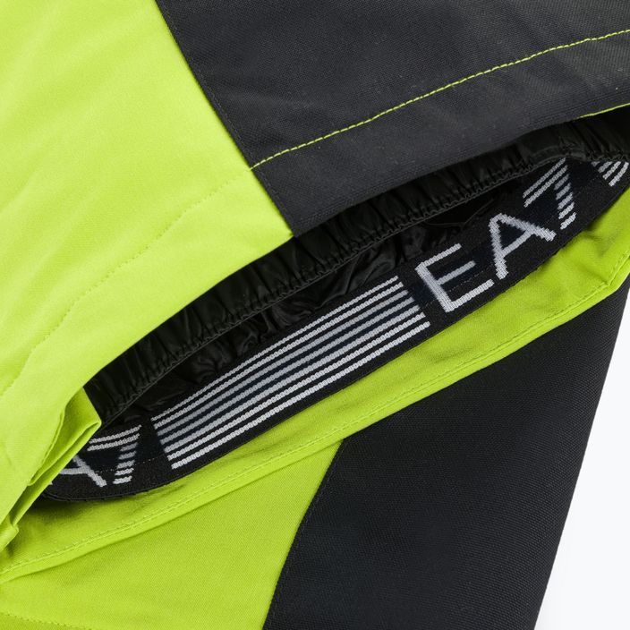 Spodnie narciarskie męskie EA7 Emporio Armani Pantaloni 6RPP27 lime green 5