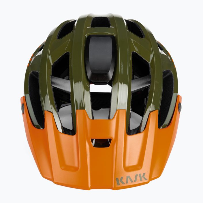 Kask rowerowy KASK Rex zielono-pomarańczowy CHE00038.266 2