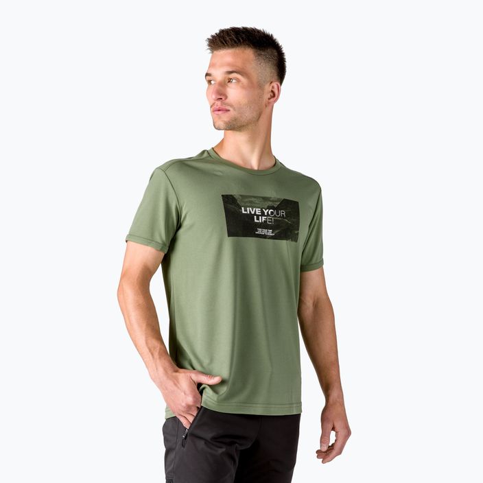 Koszulka męska CMP zielona 30T5057/F832
