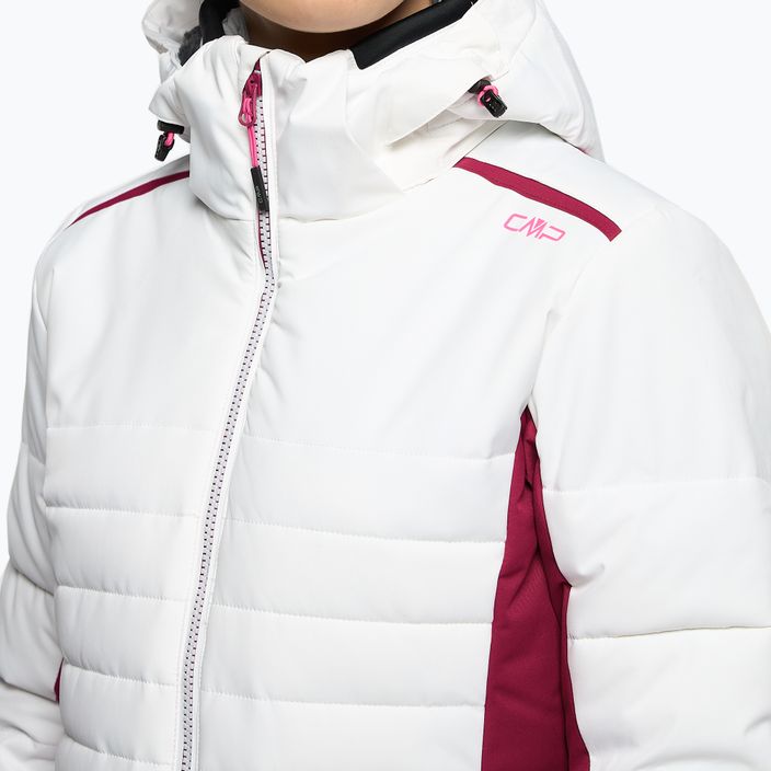 Kurtka narciarska damska CMP różowo-biała 31W0226/A001 5