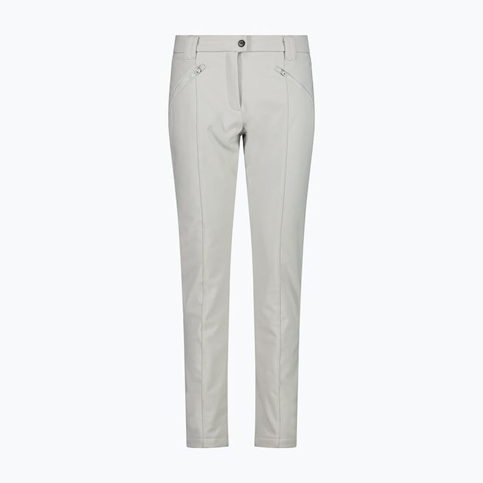 Spodnie softshell damskie CMP Long białe 3A11266/A219
