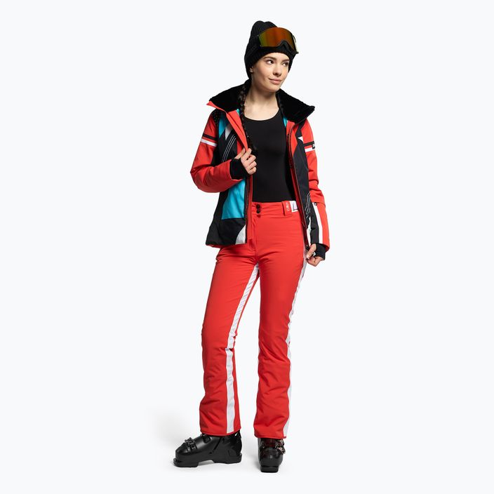 Spodnie narciarskie damskie CMP czerwone 30W0806/C827 2