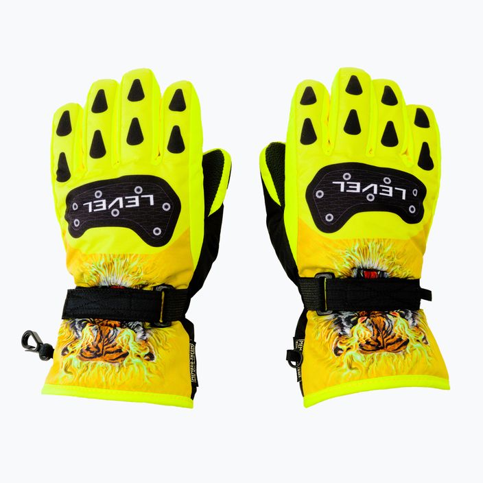 Rękawice narciarskie dziecięce Level Junior żółte 4152 3
