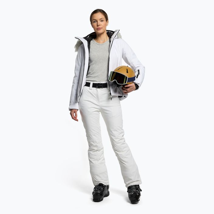 Spodnie narciarskie damskie CMP białe 3W05526/A001 2