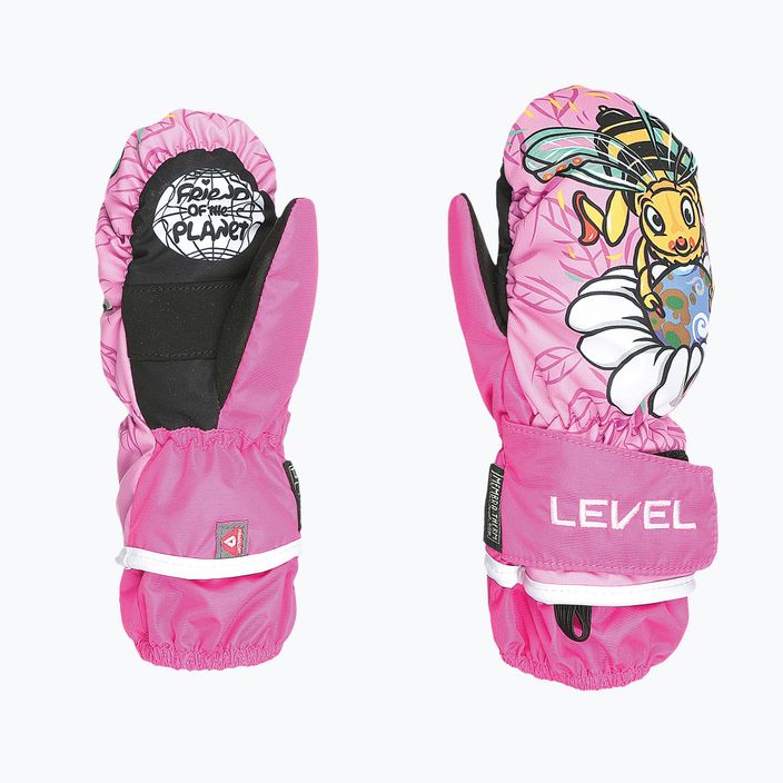 Rękawice narciarskie dziecięce Level Animal pink 6