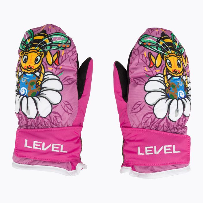 Rękawice narciarskie dziecięce Level Animal pink 3