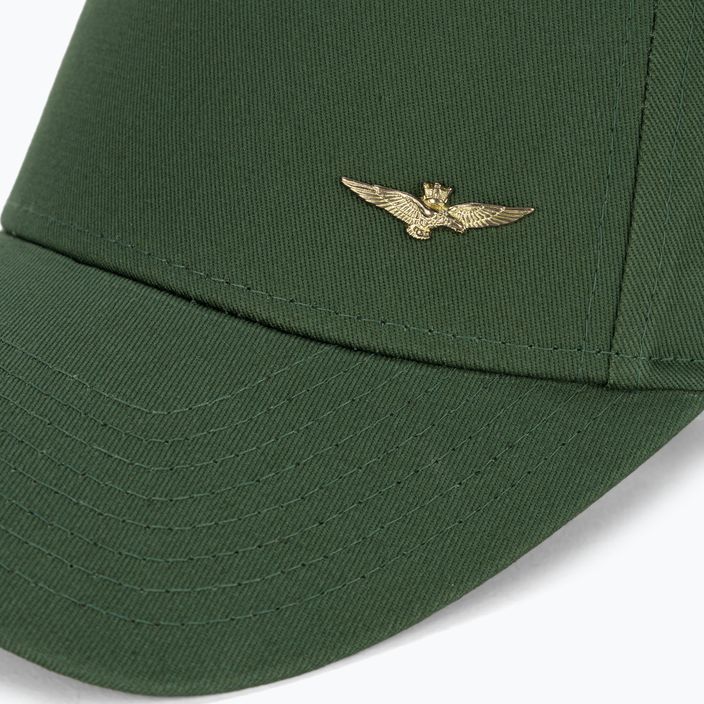 Czapka z daszkiem męska Aeronautica Militare Basic With Metal Eagle seaweed green 3