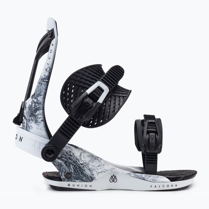 Wiązania snowboardowe męskie Union Falcor czarno-białe 2220125 2