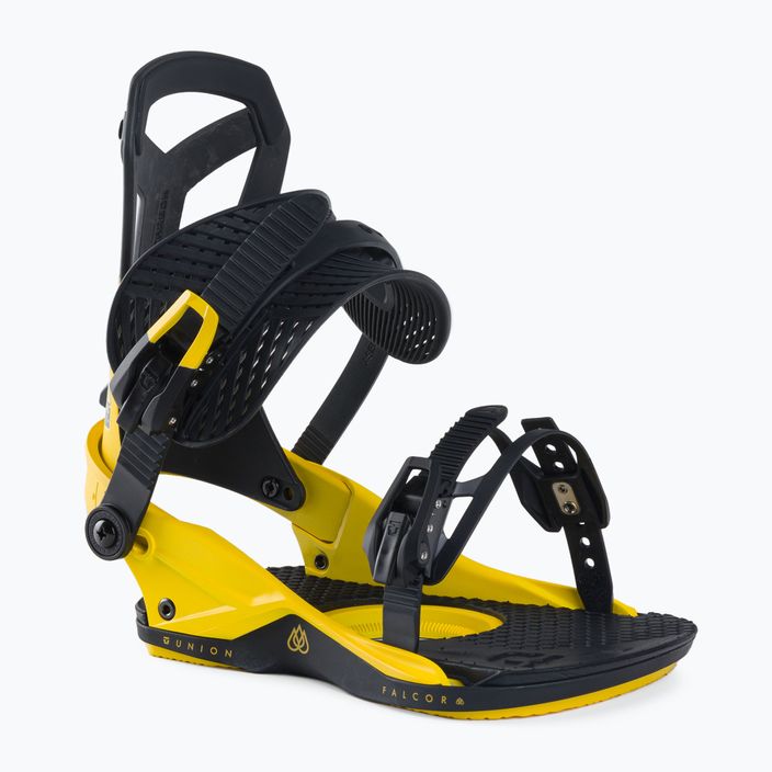Wiązania snowboardowe męskie Union Falcor żółte 2220135